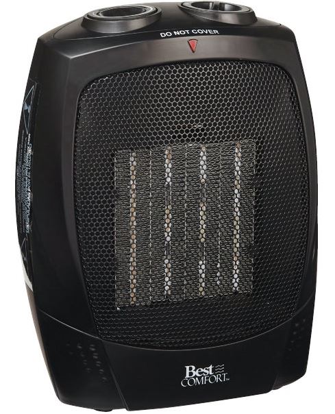 HEATER PORTABLE CERAMIC 1000/1500W 120V - Ceramic